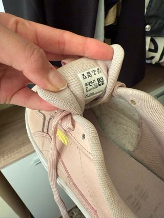 Zapatillas Puma Rosa y Blancas