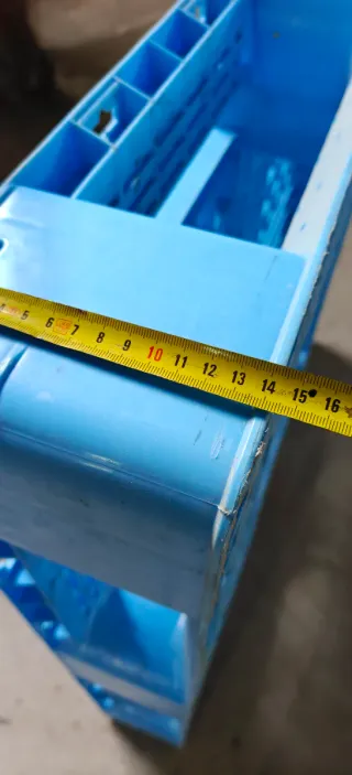 Palet de plástico azul