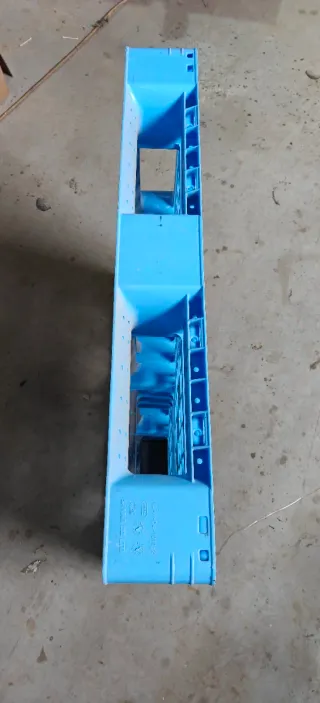 Palet de plástico azul