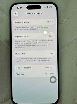 iPhone 15 Verde Plata 128gb