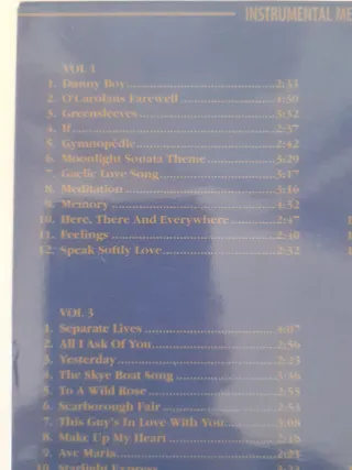 4 CDs Música Romántica Arpa Instrumental