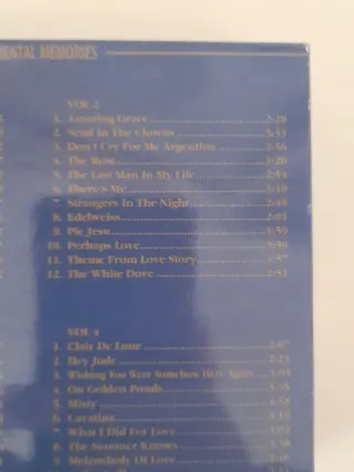 4 CDs Música Romántica Arpa Instrumental