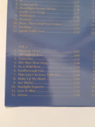 4 CDs Música Romántica Arpa Instrumental