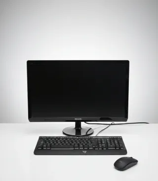 Ordenador de mesa HP Negro/Plata