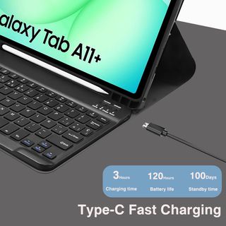 Funda Teclado Samsung Galaxy Tab A11+ / A9+ 11"
