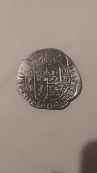 Columnario Real de a 8 Felipe IV 1652 ceca potosi