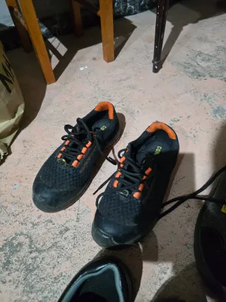 Zapatos de seguridad negros Talla 38 las tres