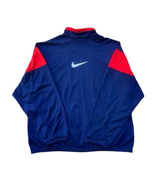 Chaqueta deportiva Nike vintage azul y rojo Talla