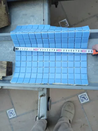 Mosaico Vidrepur S.A. Azul