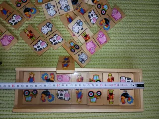 Puzzle Madera Animales Granja + Muñecas