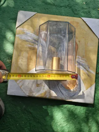 Lámpara de pared de cristal