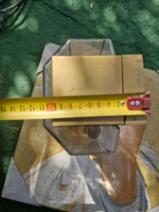 Lámpara de pared de cristal