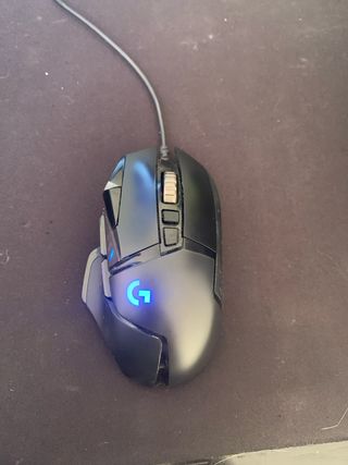 Logitech G502 Hero Mouse Gamer Preto e Azul
