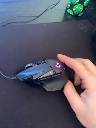 Logitech G502 Hero Mouse Gamer Preto e Azul