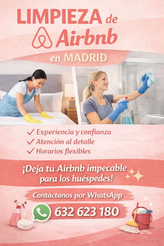 Servicio de limpieza para pisos turísticos