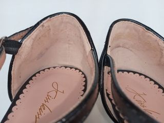 Zapatos negros tacón con brillos