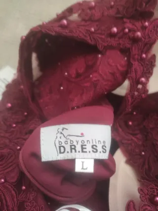 Vestido fiesta lentejuelas talla L