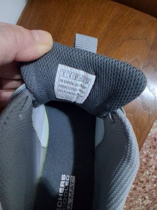 Zapatillas Skechers Gris Air Cooled Goga Mat