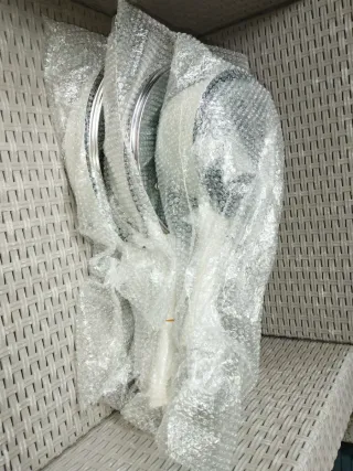 Set 2 padelle e 1 casseruola con coperchi