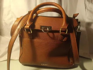 Bolso de mano marrón