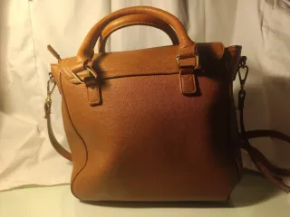 Bolso de mano marrón