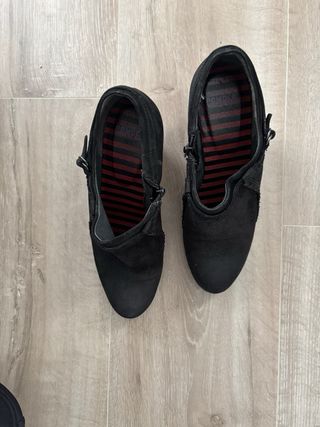 Botines Camper Ante Negro Talla 35