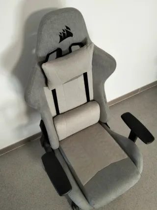 Silla Gamer Corsair Gris