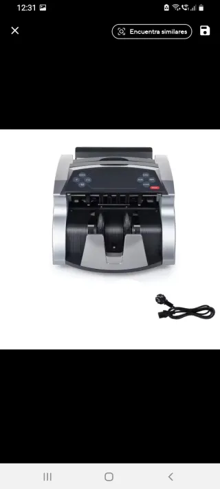 Contadora de Billetes y Detector Falsificaciones