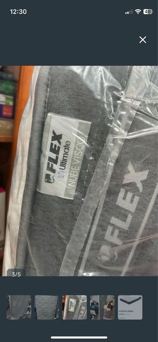 Colchón y somier nuevos el somier tiene 6 patas .