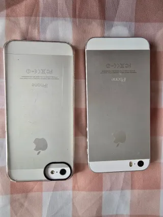 Lote 2 iPhone 5 y 5S Blanco