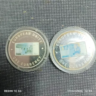 2 Monedas Coleccion European Unity