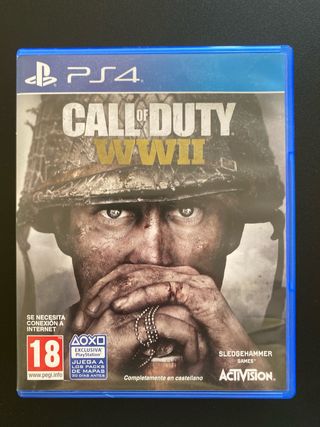 Consola Sony PS4 Pro Negra con call of duty ww2