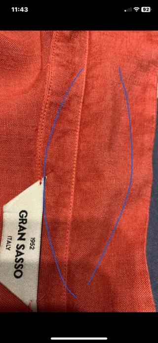 Vestito Graan Sasso tg 50 rosso