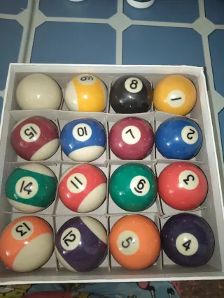 Bolas de billar set completo