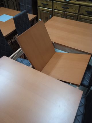 Mesa extensible madera cerezo