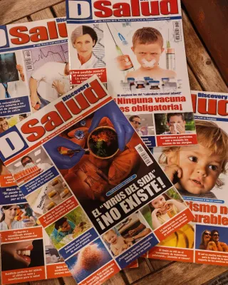 Lote 12 revistas Discovery Salud – números antiguo