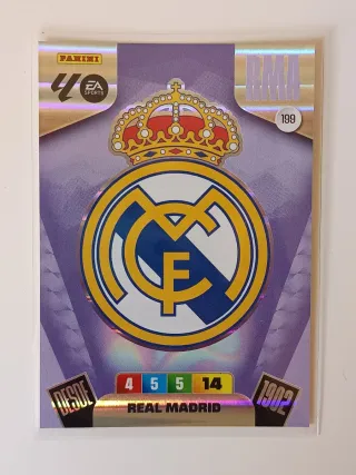 Cromo Panini Adrenalyn Real Madrid Escudo
