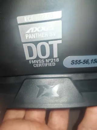 Casco de moto AXXIS negro