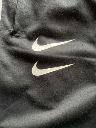Pantaloncino Nike Uomo L Nero Banda Bianca
