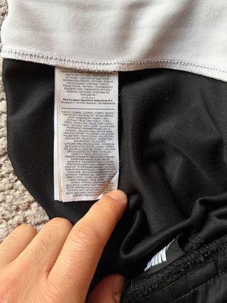 Pantaloncino Nike Uomo L Nero Banda Bianca