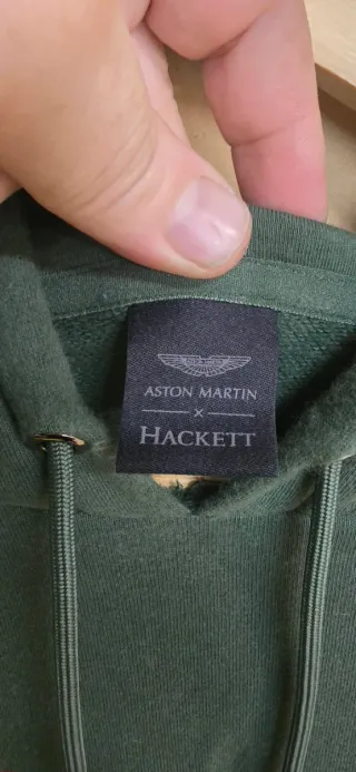 Sudadera Hackett Aston Martin Verde