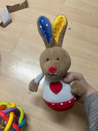 Peluche Conejo Sonajero Bebe