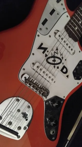 Fender Jaguar Fiesta Red Mexicana