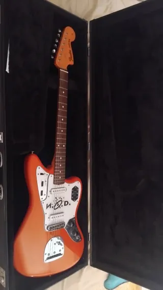 Fender Jaguar Fiesta Red Mexicana