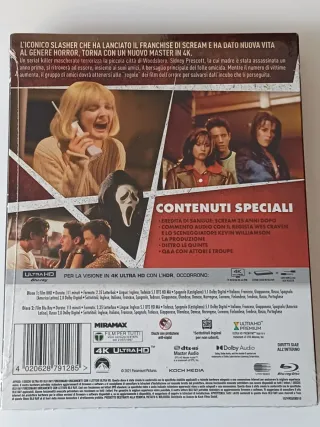 NUEVO 4K Scream Ultra HD UHD BLURAY