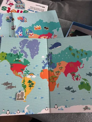 Puzzle magnético Apli Kids Mapa Mundo