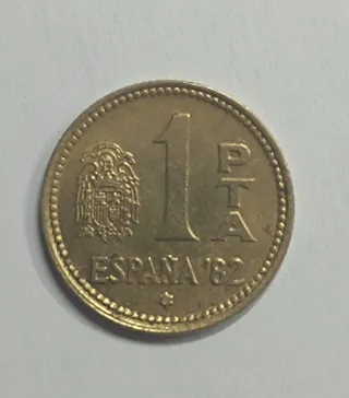 Moneda 1 peseta Mundial 82