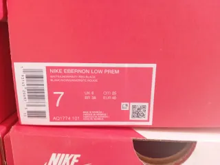 Zapatillas Nike Talla 40 Rojas y Blancas