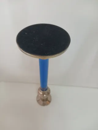 CANDELABRO CRISTAL Y METAL