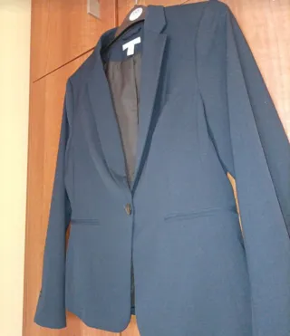 Traje H&M azul mujer